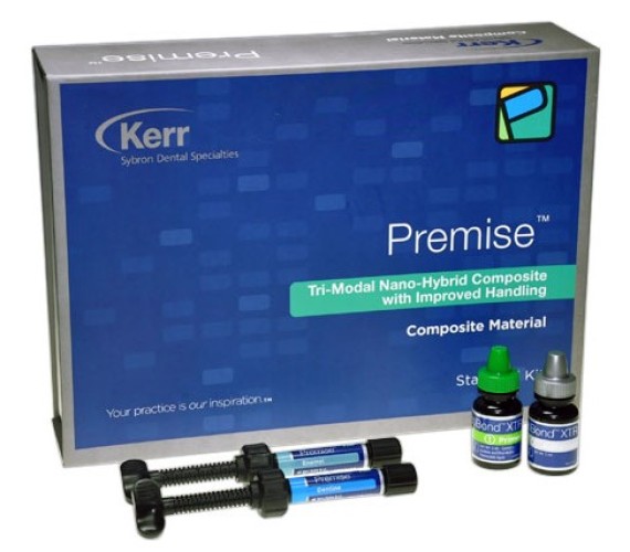 Премис / Premise™ Standart Kit (набор) - наногибридный универсальный композит (8шпр*4г), Kerr / Италия